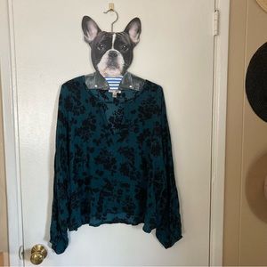 Amuse society boxy cropped top